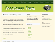 Tablet Screenshot of breakaway-farm.com